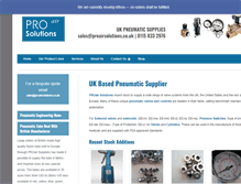 Tablet Screenshot of proairsolutions.co.uk